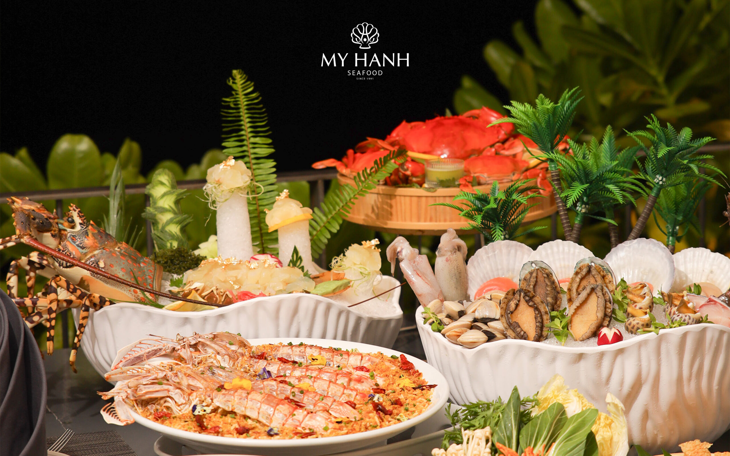 Thưởng thức hải sản tươi sống tại My Hanh Seafood khi du lich Đà Nẵng tháng 8