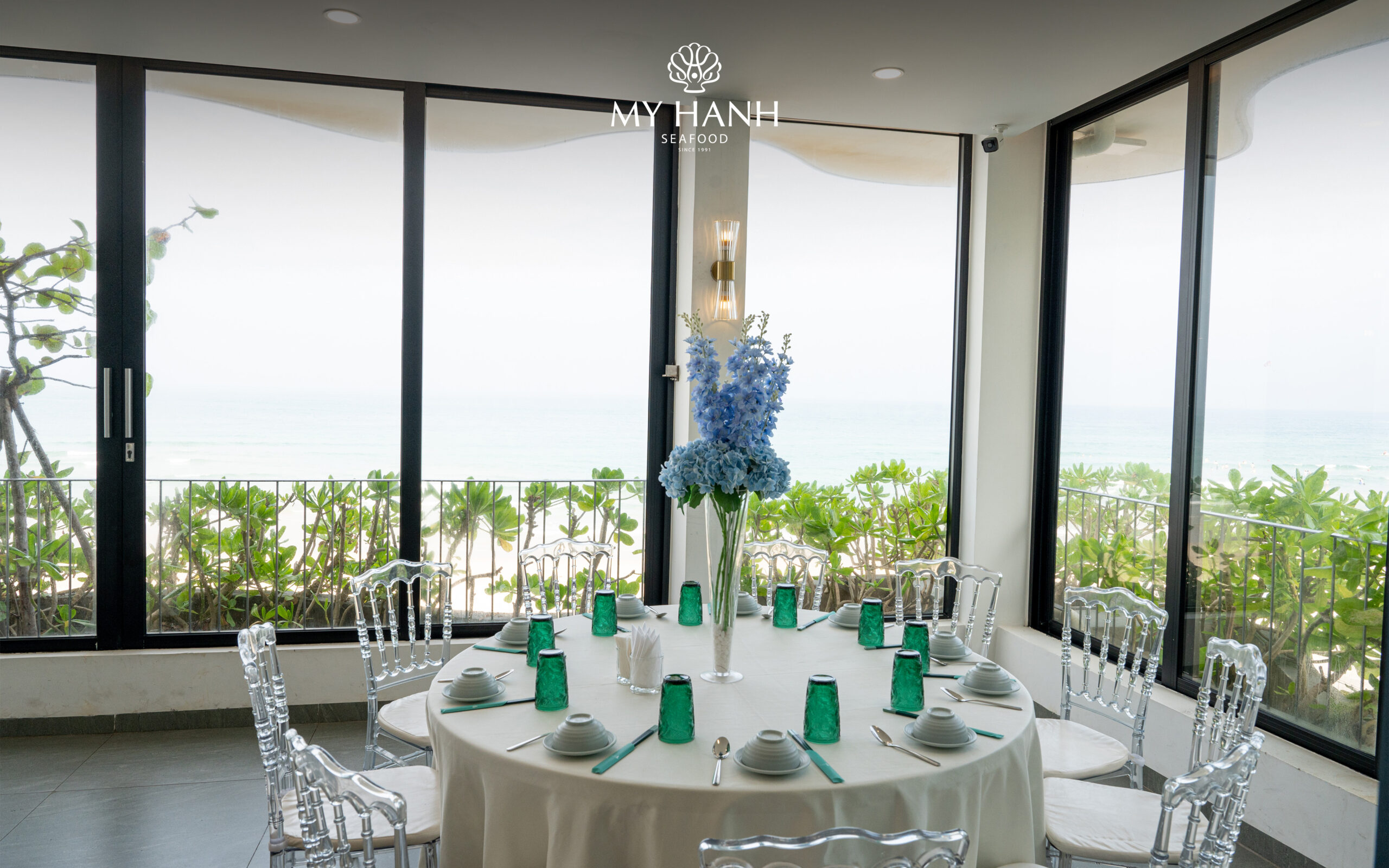 Sảnh Gemma tại nhà hàng view biển My Hanh Seafood